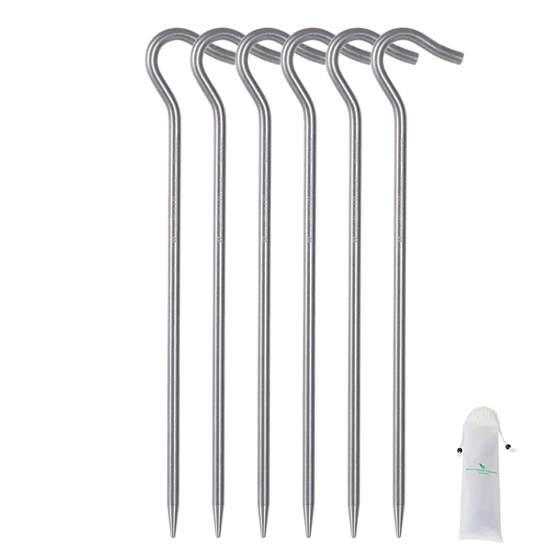 Boundless Voyage Titanium Tent Pegs Ground Nails Outdoor Hiking Accessories Sun Shelter Ropes Durable Camping Gear
Boundless Voyage Titanium Tent Pegs Ground Nails Outdoor Hiking Accessories Sun Shelter Ropes Durable Camping Gear