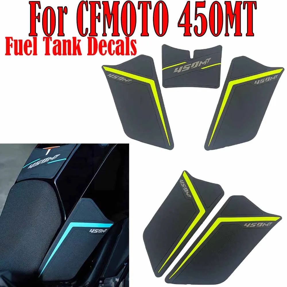 For CFMOTO 450MT 450mt Motorcycle Tank Pad Sticker Gas Fuel Protector Decal suitable for CFMOTO 450MT