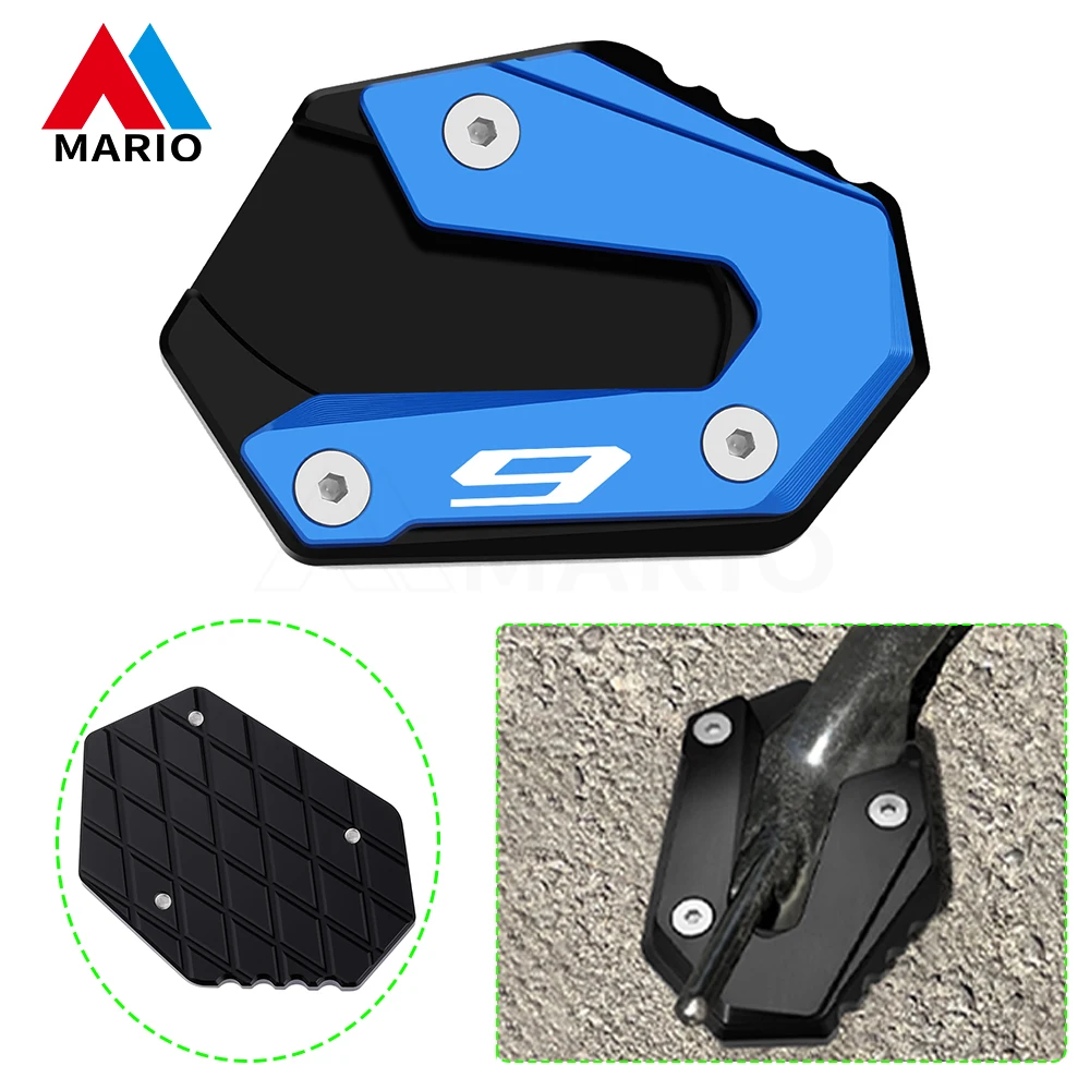 Motorcycle Accessories CNC Aluminum Kickstand Side Stand Extension Enlarger Pad For R9 r9 2024-2025
Motorcycle Accessories CNC Aluminum Kickstand Side Stand Extension Enlarger Pad For R9 r9 2024-2025