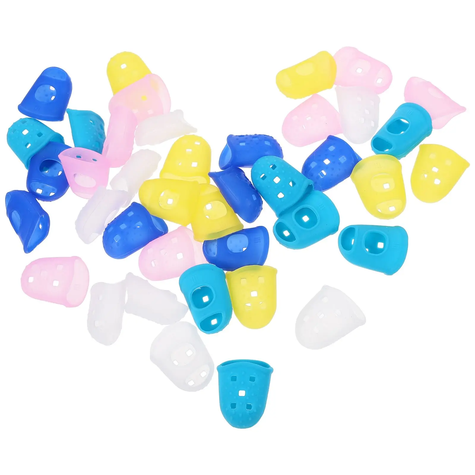 40 pcs Finger Guards Anti-cut Covers Large Size Yellow Sky Blue Dark Blue Pink Clear EachWear-resistant Protectors Silicone
40 pcs Finger Guards Anti-cut Covers Large Size Yellow Sky Blue Dark Blue Pink Clear EachWear-resistant Protectors Silicone