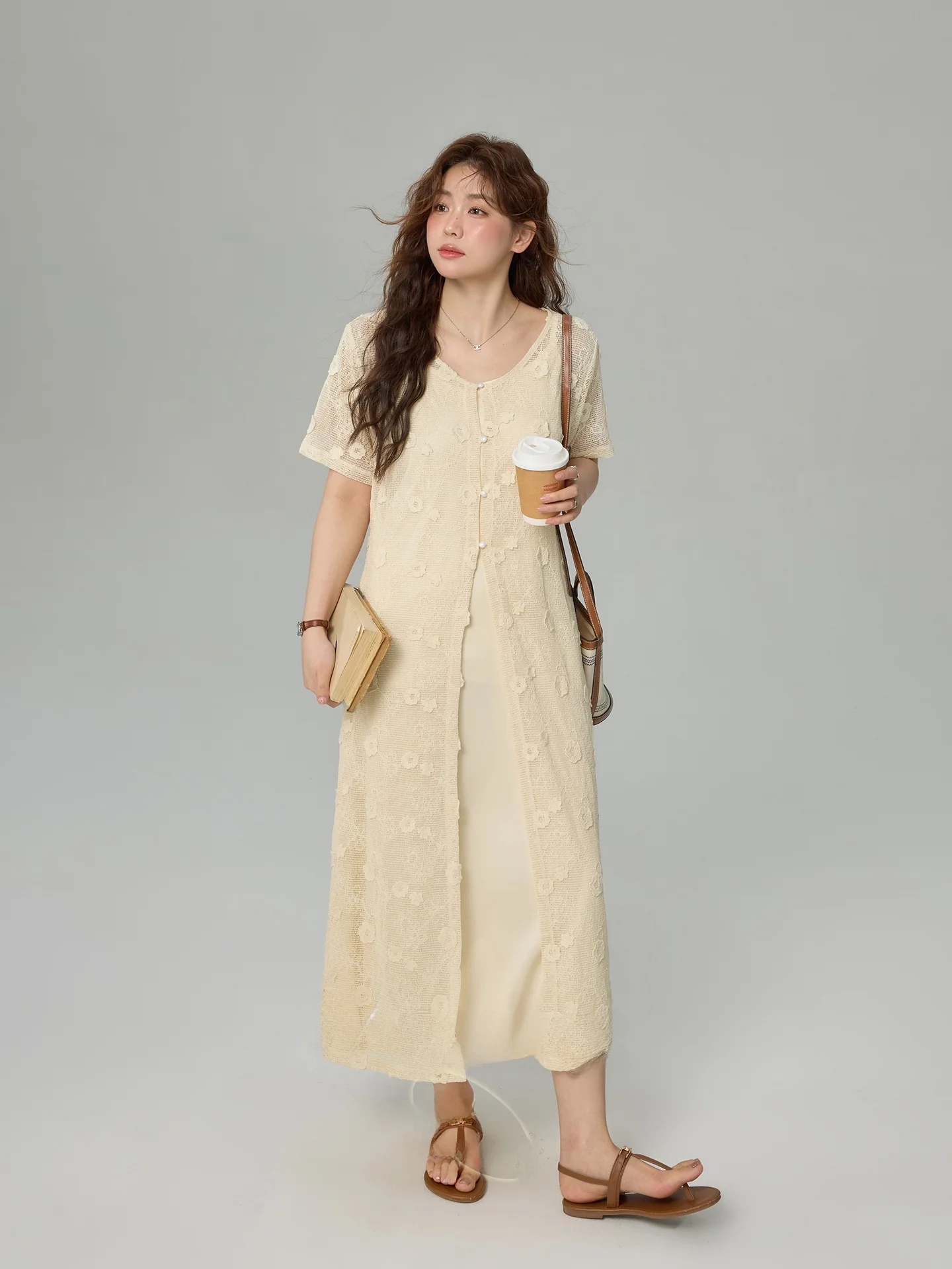 plus Size Lace Halter Two Piece Set Summer New Style Women's Dress Elegant Skirt Cardigan Korean Style High Waist Long Dress
plus Size Lace Halter Two Piece Set Summer New Style Women's Dress Elegant Skirt Cardigan Korean Style High Waist Long Dress