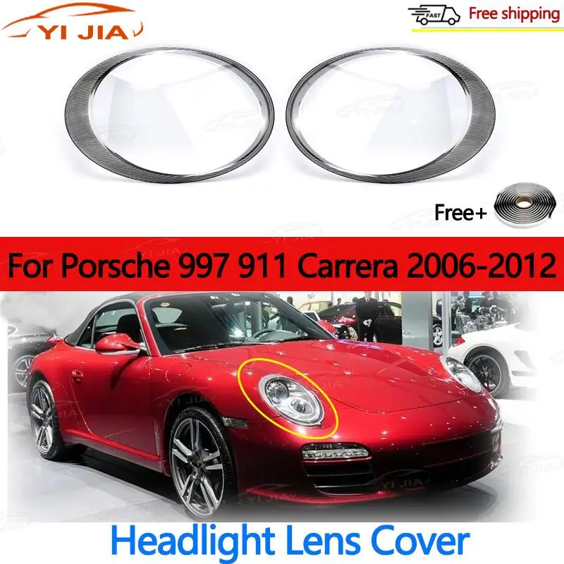 Headlight Shell For Porsche 997 911 Carrera 2006-2012 Car Headlamp Lens Replacement Headlight Shell Cover Grey Edge Headlight
Headlight Shell For Porsche 997 911 Carrera 2006-2012 Car Headlamp Lens Replacement Headlight Shell Cover Grey Edge Headlight