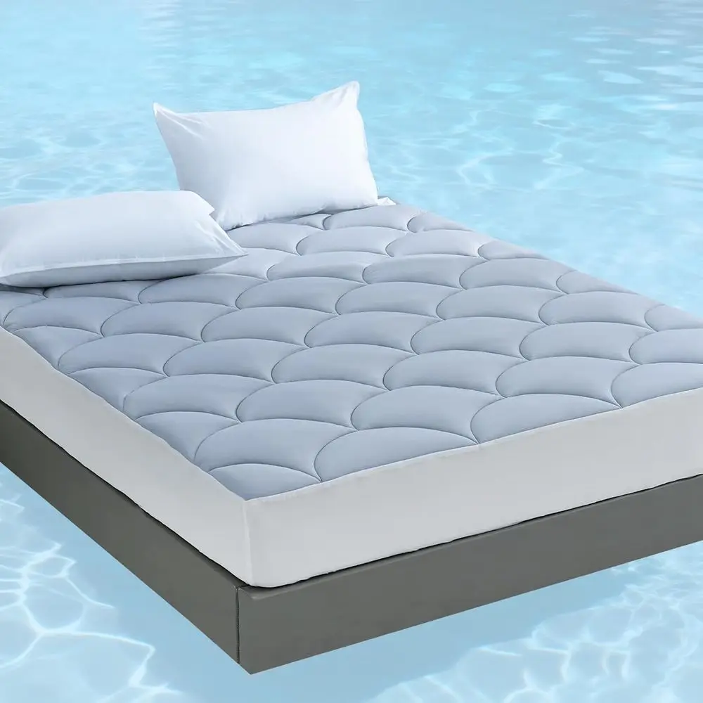 Deep Pocket Cooling Mattress Pad with Breathable Pillow Top Cover, 8-16 Inches, 500 GSM
Deep Pocket Cooling Mattress Pad with Breathable Pillow Top Cover, 8-16 Inches, 500 GSM