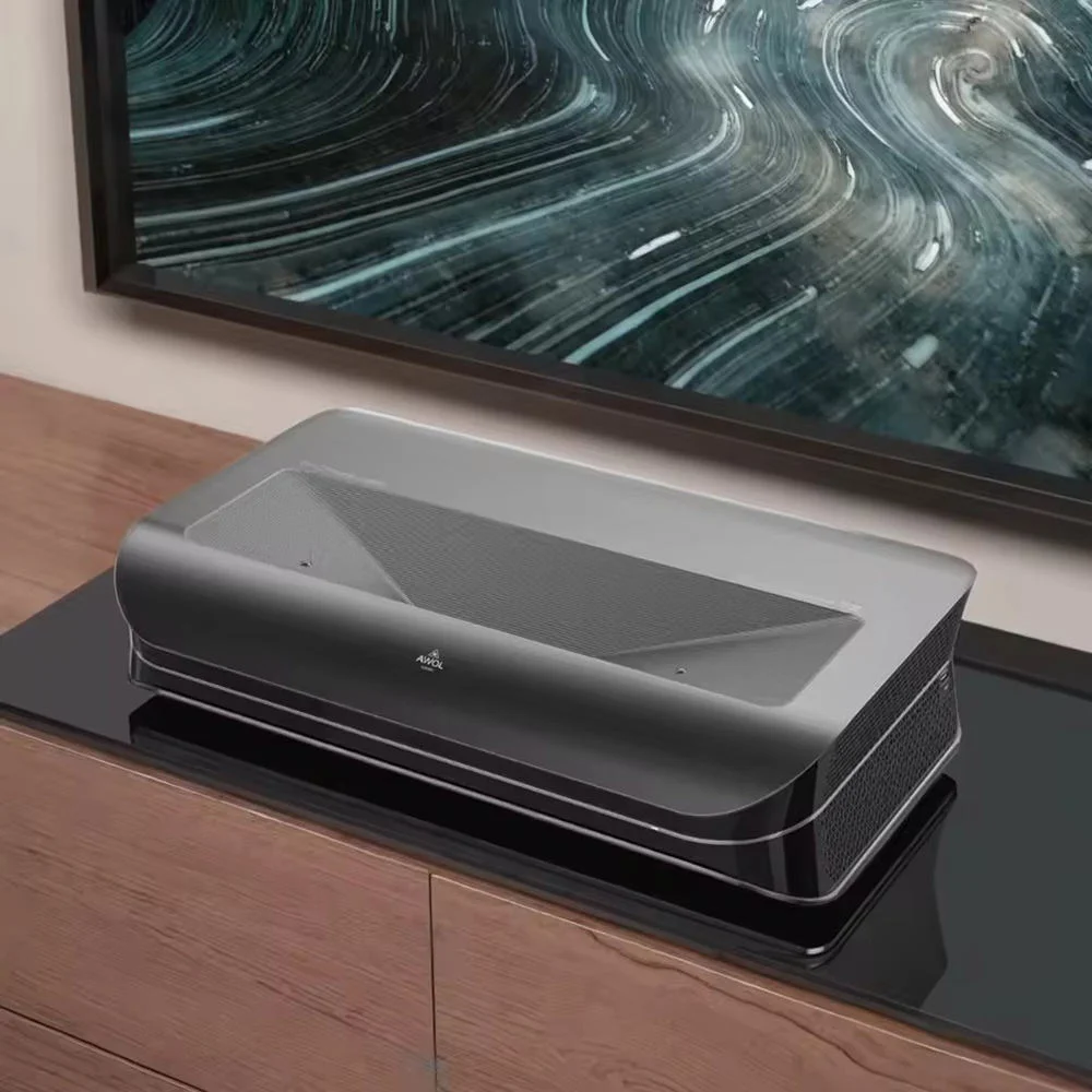Лазерный проектор AWOL 3000 Pro Ultra Short Throw 4K HDR10 с тройным лазером для домашнего кинотеатра
Лазерный проектор AWOL 3000 Pro Ultra Short Throw 4K HDR10 с тройным лазером для домашнего кинотеатра