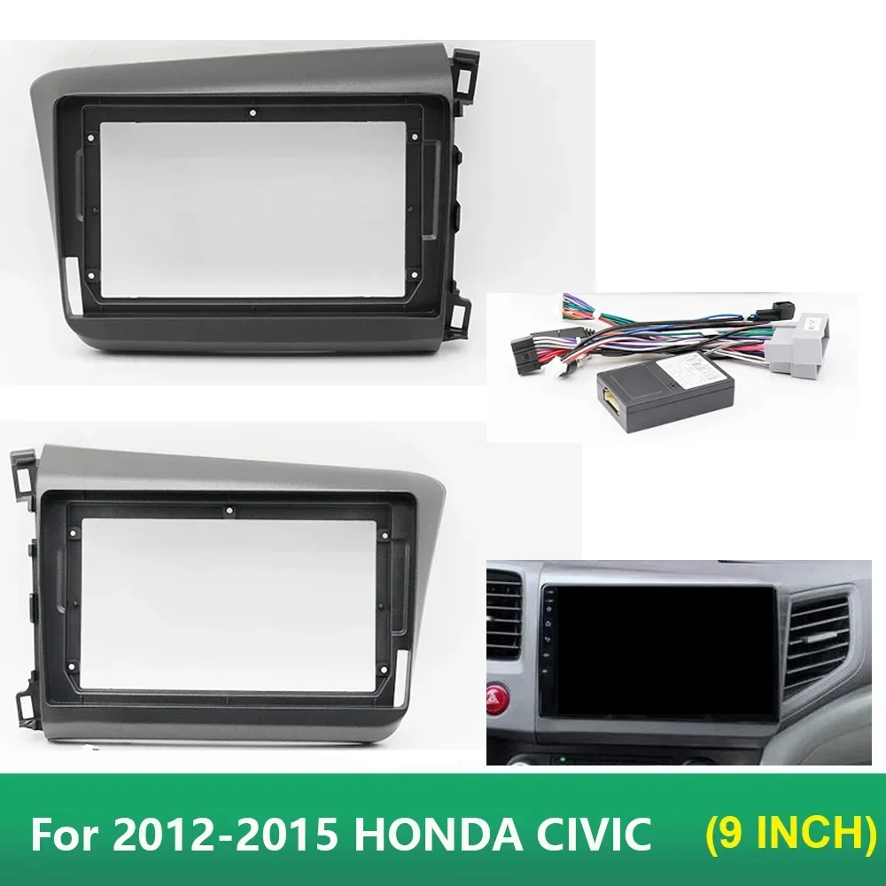 9 Inch For HONDA CIVIC 2012-2015 Car Radio Android MP5 Player Casing Panel Frame 2 Din Head Unit Fascia Stereo Dash Cover Trim
9 Inch For HONDA CIVIC 2012-2015 Car Radio Android MP5 Player Casing Panel Frame 2 Din Head Unit Fascia Stereo Dash Cover Trim