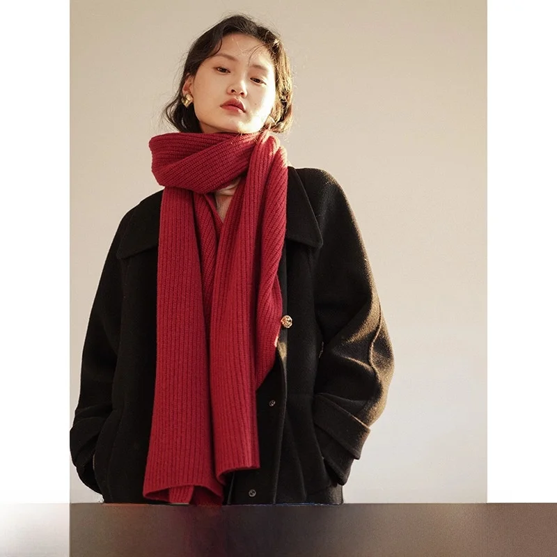 Pure Wool Fce Scarf oulder Wrap Versatile Wine Red Bla Warm Ne Warmer Women's Sle Commute Thiened Straight Tube ...
Pure Wool Fce Scarf oulder Wrap Versatile Wine Red Bla Warm Ne Warmer Women's Sle Commute Thiened Straight Tube ...