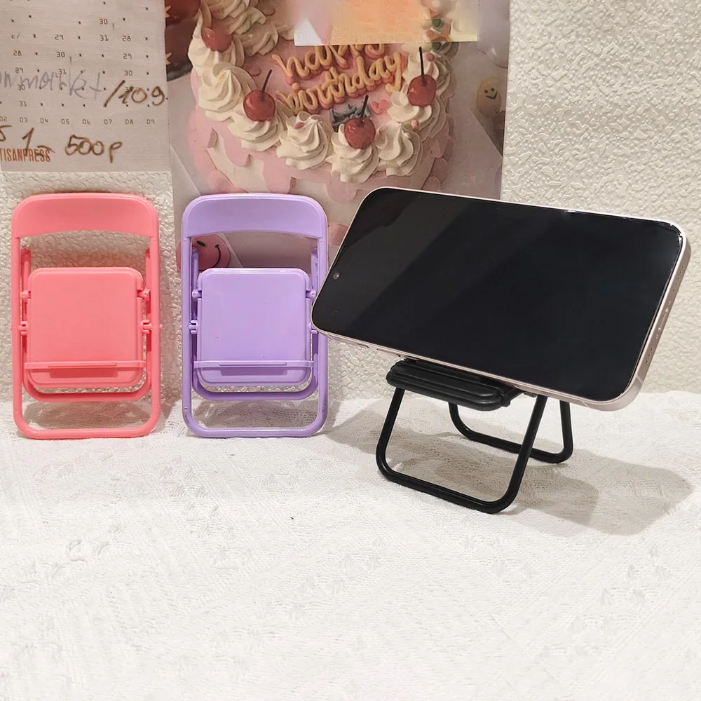 Candy Color Holder Folding Chair Desktop Phone Holder Portable Desk Stand Multi-Angle Adjustable Smartphone Holder Phone Holder
Candy Color Holder Folding Chair Desktop Phone Holder Portable Desk Stand Multi-Angle Adjustable Smartphone Holder Phone Holder