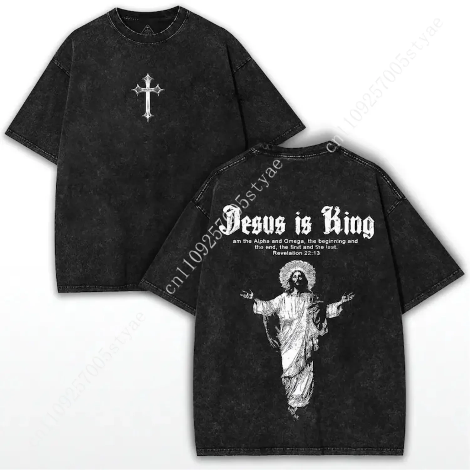 Valentine Shirts Jesus Is King Washed T-Shirt: Oversized Christian Streetwear
Valentine Shirts Jesus Is King Washed T-Shirt: Oversized Christian Streetwear