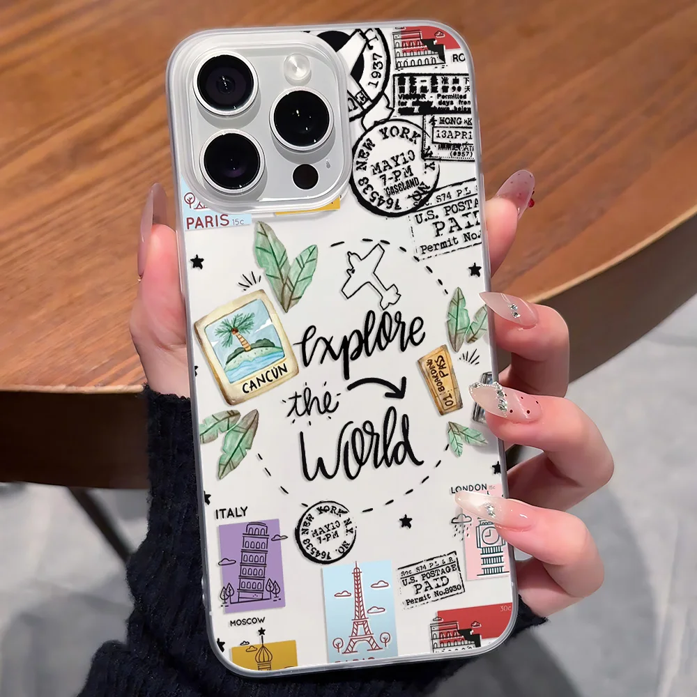 World Travel Label Phone Case For iPhone 16 15 14 13 12 11 Pro Max Mini X XS SE 7 8 Plus 16E Shockproof Soft Transparent Cover
World Travel Label Phone Case For iPhone 16 15 14 13 12 11 Pro Max Mini X XS SE 7 8 Plus 16E Shockproof Soft Transparent Cover