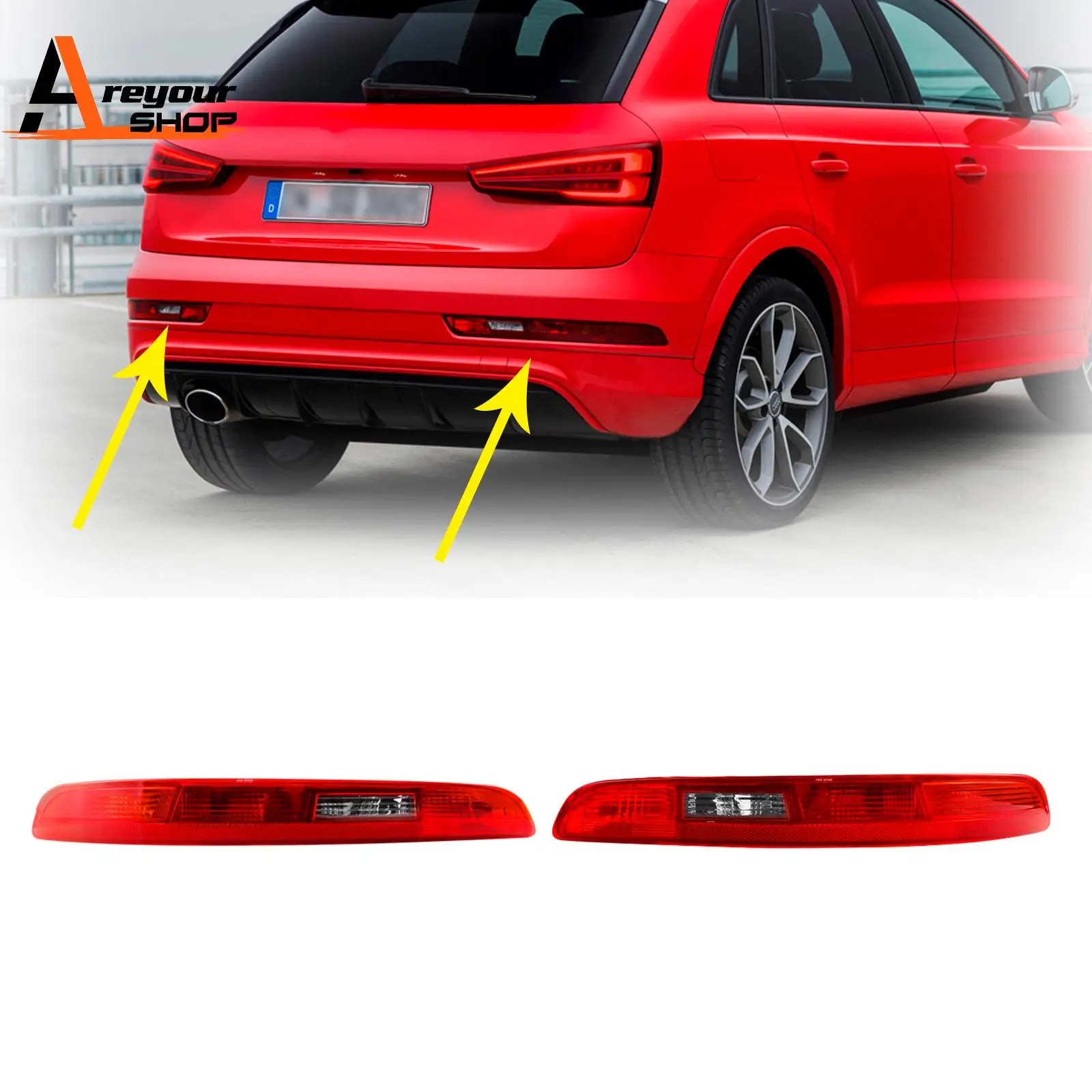 Левый и правый задний бампер, задний стоп-сигнал для Audi Q3 2012 2013 2014 2015
Левый и правый задний бампер, задний стоп-сигнал для Audi Q3 2012 2013 2014 2015