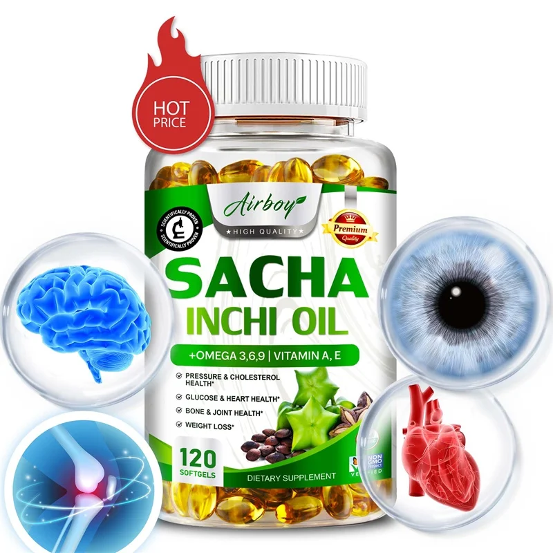 Sacha Inchi Oil Capsules - Supports Hair, Skin & Gut Health, Lowers Blood Pressure, Increases Energy Levels and Boosts Immunity
Sacha Inchi Oil Capsules - Supports Hair, Skin & Gut Health, Lowers Blood Pressure, Increases Energy Levels and Boosts Immunity