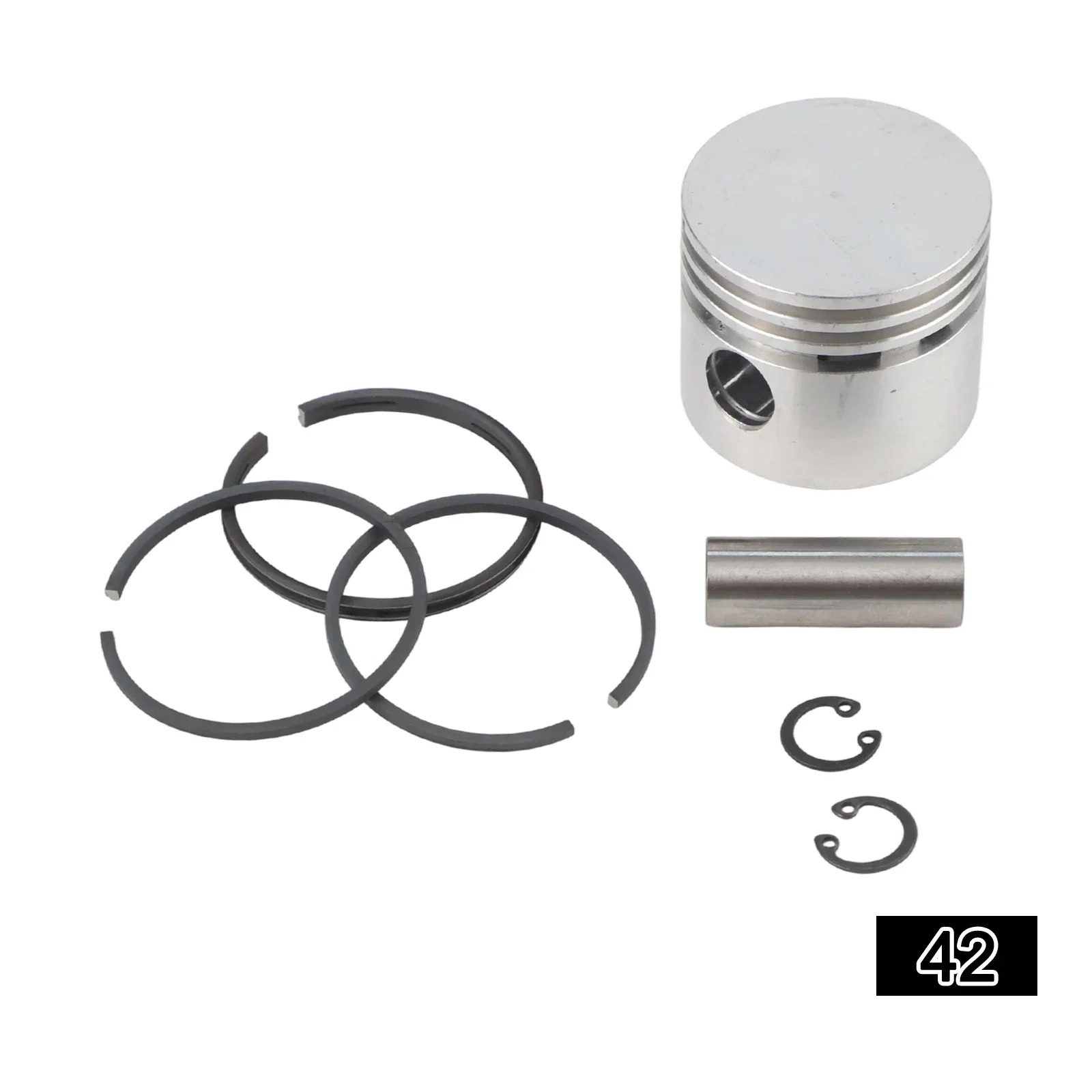 Air Compressor Maintenance Kit Featuring 1 For Piston 3 For Piston Rings 1 Pin and 2 Circlips for For Piston-Based Units
Air Compressor Maintenance Kit Featuring 1 For Piston 3 For Piston Rings 1 Pin and 2 Circlips for For Piston-Based Units