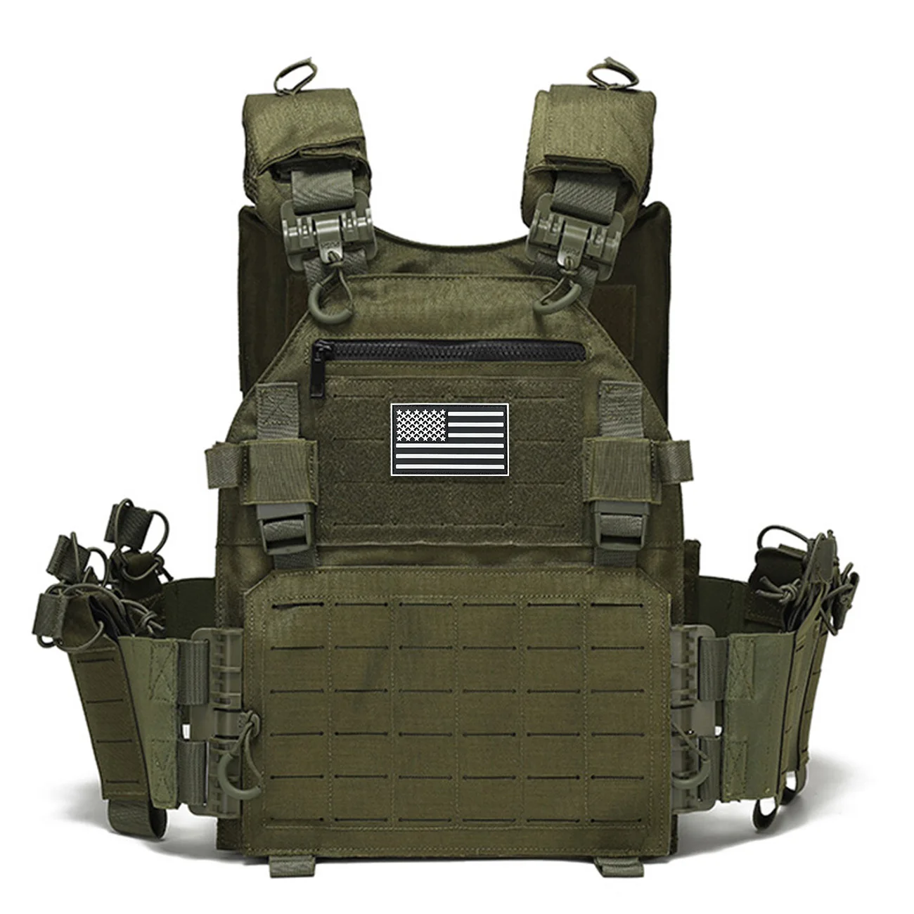 Kaevixdio Quick Release Hunting Vest Breathable Elastic Vest with Chest Zipper Bag Modular Expansion for Outdoor Activities
Kaevixdio Quick Release Hunting Vest Breathable Elastic Vest with Chest Zipper Bag Modular Expansion for Outdoor Activities
