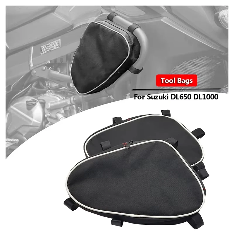 Motorcycle Frame Crash Bar Bags Repair Tool Placement Bag For Suzuki V-Strom DL650 DL1000 Package Toolbox
Motorcycle Frame Crash Bar Bags Repair Tool Placement Bag For Suzuki V-Strom DL650 DL1000 Package Toolbox