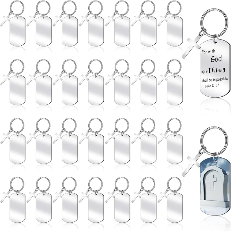 30 Pcs Engravable Metal Keychain Blanks Metal Stamping Blanks For Engraving Stainless Steel Blank Key Ring Tag With Hole Durable
30 Pcs Engravable Metal Keychain Blanks Metal Stamping Blanks For Engraving Stainless Steel Blank Key Ring Tag With Hole Durable
