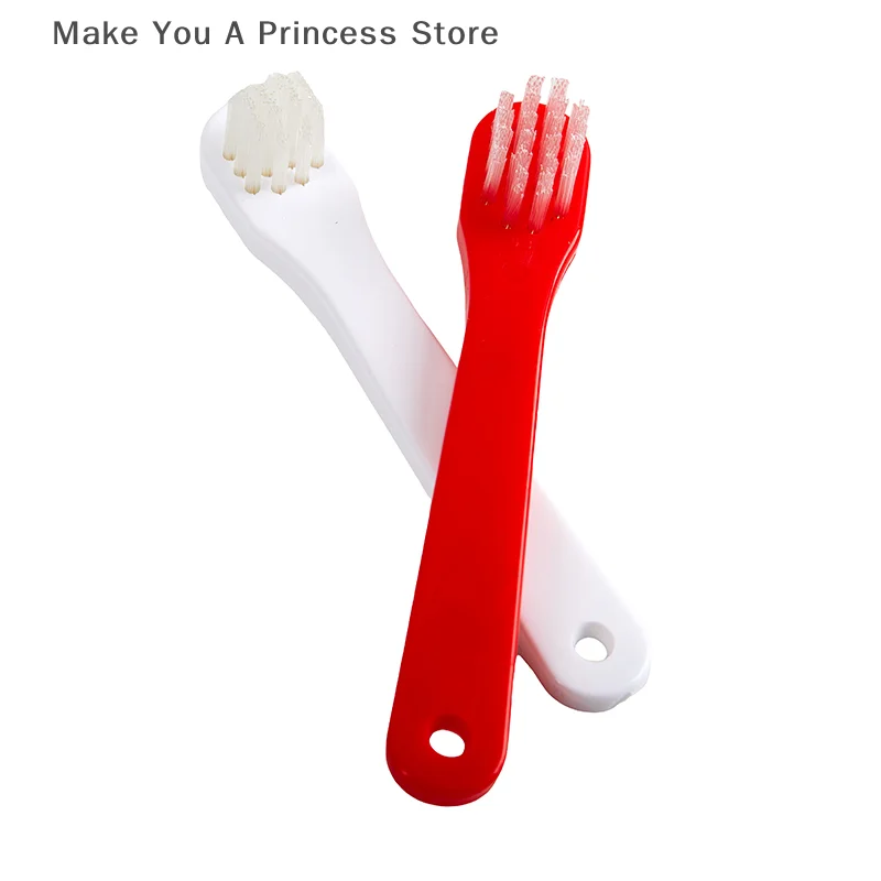 1PC T-shape Denture Dedicated Brush Orthodontic Toothbrush Dual Head False Teeth Brushes Cleaner Adult Student Teeth Whiteing
1PC T-shape Denture Dedicated Brush Orthodontic Toothbrush Dual Head False Teeth Brushes Cleaner Adult Student Teeth Whiteing