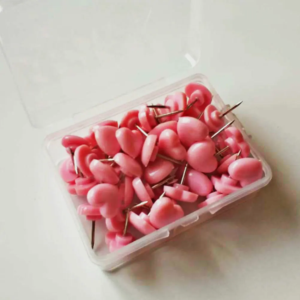 2 Boxes Heart Shaped Plastic Thumbtack Pink Drawing Pins For Bulletin Board Push Pins Stationery Supplies Office Binding Tools
2 Boxes Heart Shaped Plastic Thumbtack Pink Drawing Pins For Bulletin Board Push Pins Stationery Supplies Office Binding Tools