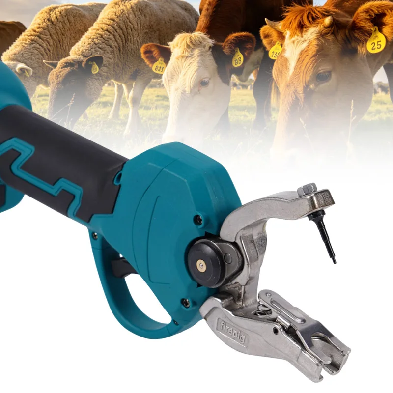Rechargeable Livestock Black Color Electric Animal Cattle Sheep Ear Tag Applicators Pig Sow Ear Tracking Tag Installation Plier
Rechargeable Livestock Black Color Electric Animal Cattle Sheep Ear Tag Applicators Pig Sow Ear Tracking Tag Installation Plier