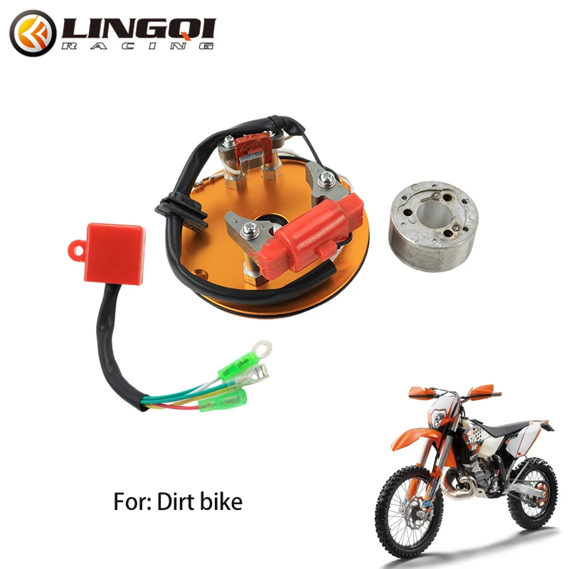LINGQI RACING Motorcycle Horizontal Engine High Speed Magneto Rotor Coil For 110cc 125cc 140cc Off-road Dirt Pit Monkey Bike
LINGQI RACING Motorcycle Horizontal Engine High Speed Magneto Rotor Coil For 110cc 125cc 140cc Off-road Dirt Pit Monkey Bike