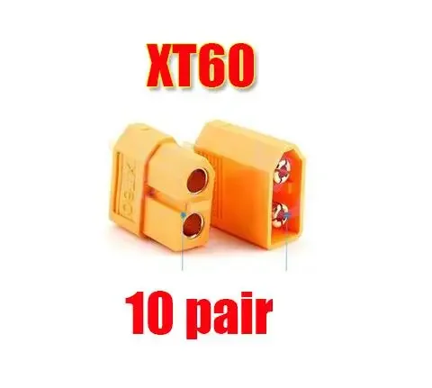 10/20pcs XT60/XT30/XT90/T Plug (5/10 Pairs) - Male-Female Bullet Connectors for RC Drone, FPV, Lipo Battery
10/20pcs XT60/XT30/XT90/T Plug (5/10 Pairs) - Male-Female Bullet Connectors for RC Drone, FPV, Lipo Battery
