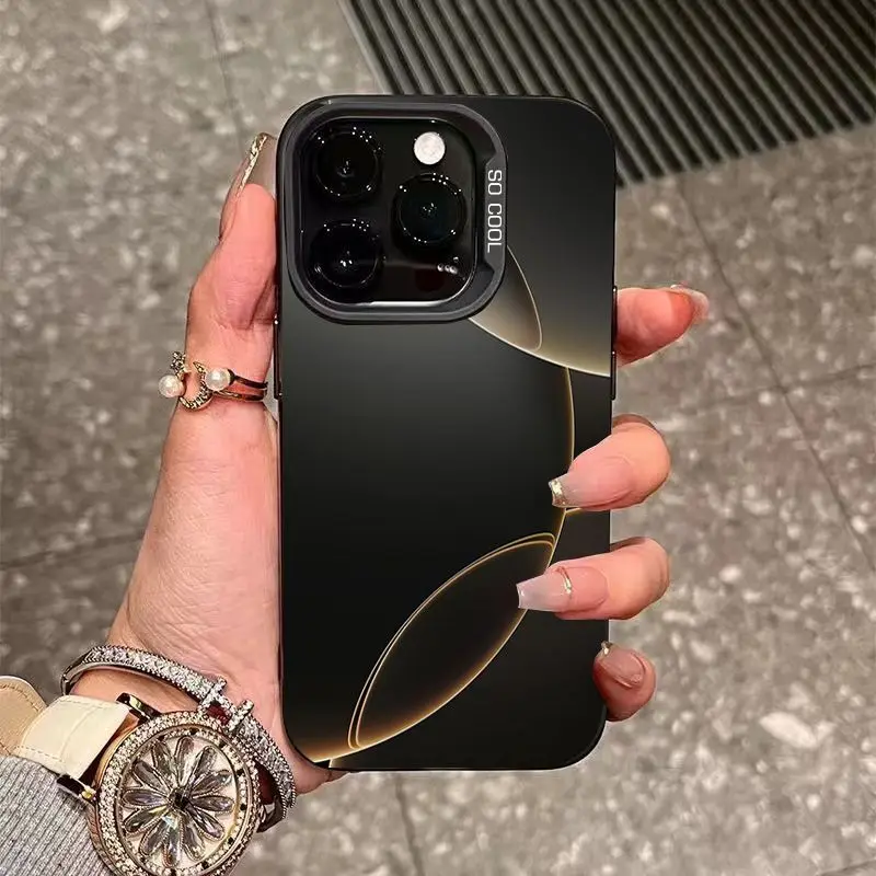 Simple curve design phone case for iPhone 16 15 14 13 12 11 Pro/ Max/Plus shock-proof rear cover anti-fingerprint
Simple curve design phone case for iPhone 16 15 14 13 12 11 Pro/ Max/Plus shock-proof rear cover anti-fingerprint