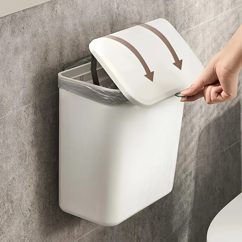 Effortless Cleanup Space-Saving White Wall-Mounted Trash Bin for Kitchen - Durable Plastic, Multi-Functional Garbage Storage
Effortless Cleanup Space-Saving White Wall-Mounted Trash Bin for Kitchen - Durable Plastic, Multi-Functional Garbage Storage