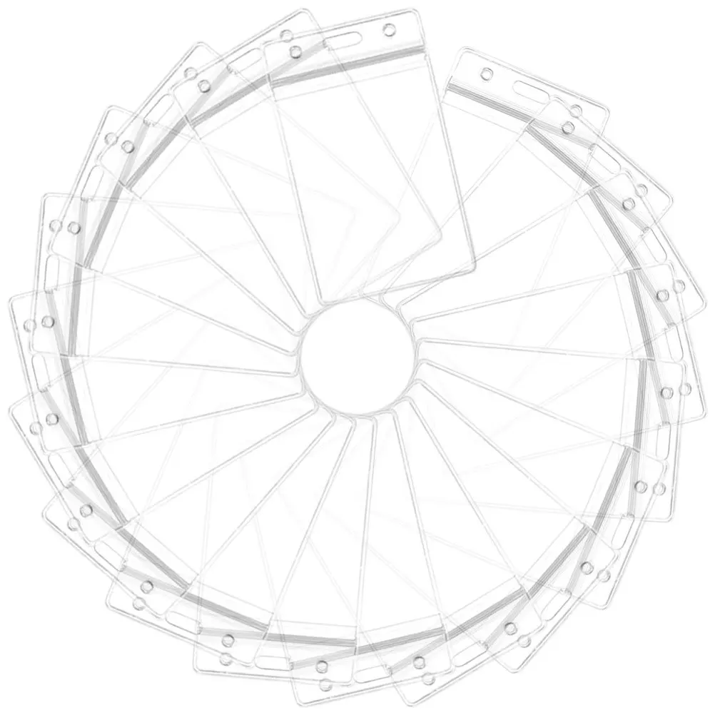 20Pcs Waterproof Id Card Holder Clear PVC Badge Sleeve for Credit Cards Name Cards Storage Slim Lightweight Reusable Protector
20Pcs Waterproof Id Card Holder Clear PVC Badge Sleeve for Credit Cards Name Cards Storage Slim Lightweight Reusable Protector