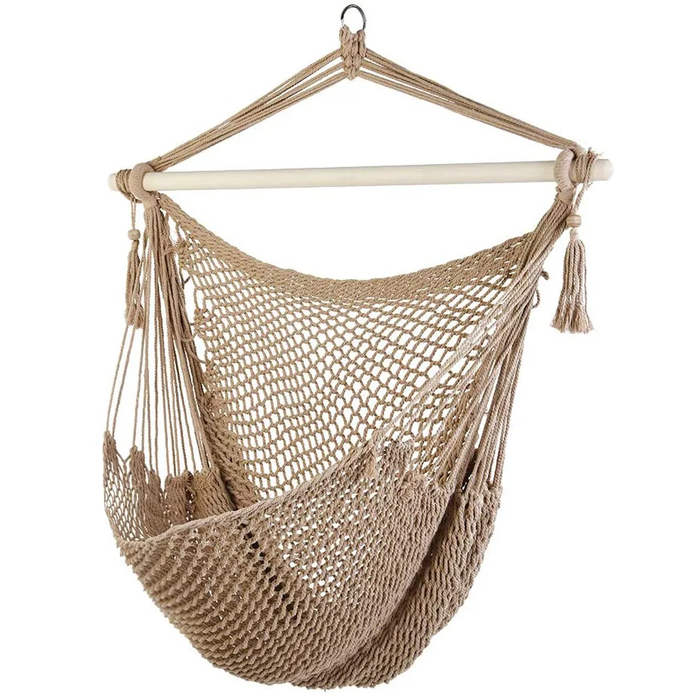 Garden Cotton Hammock Comfortable Fabric Beautiful Hammock With Tree Straps for Hanging Durable Hammock
Garden Cotton Hammock Comfortable Fabric Beautiful Hammock With Tree Straps for Hanging Durable Hammock