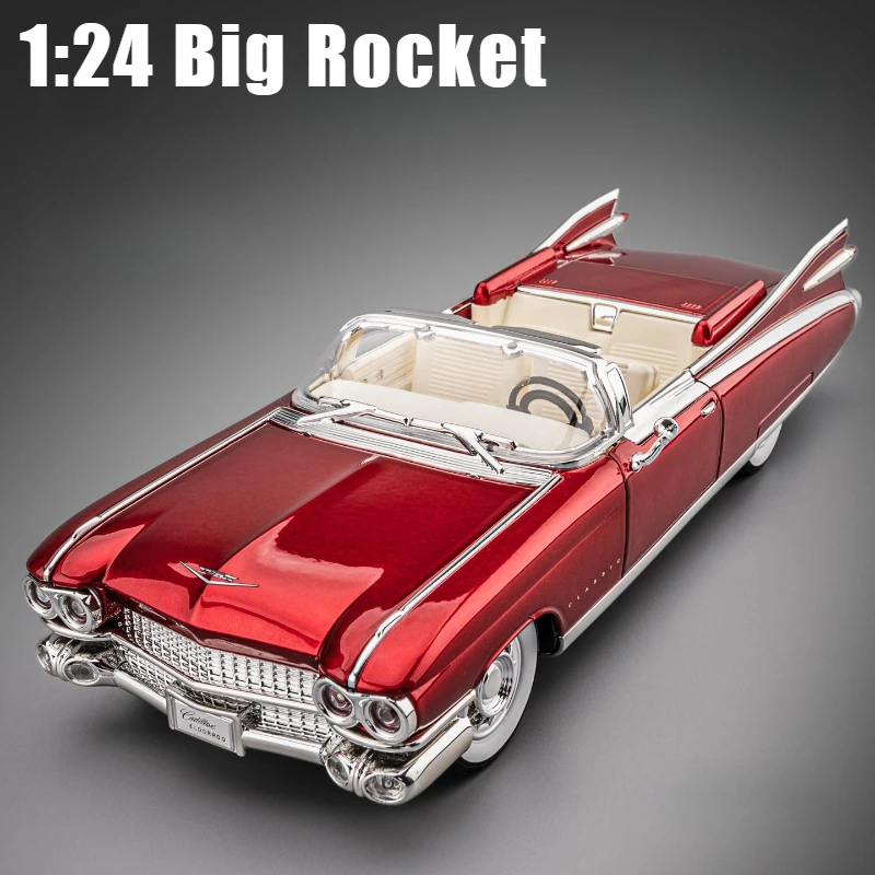 1:24 1959 Big Rocket convertible Toys Car Model Sport Car Alloy Diecast Simulation Sound Light Vehicle For Boys Festival Gift
1:24 1959 Big Rocket convertible Toys Car Model Sport Car Alloy Diecast Simulation Sound Light Vehicle For Boys Festival Gift