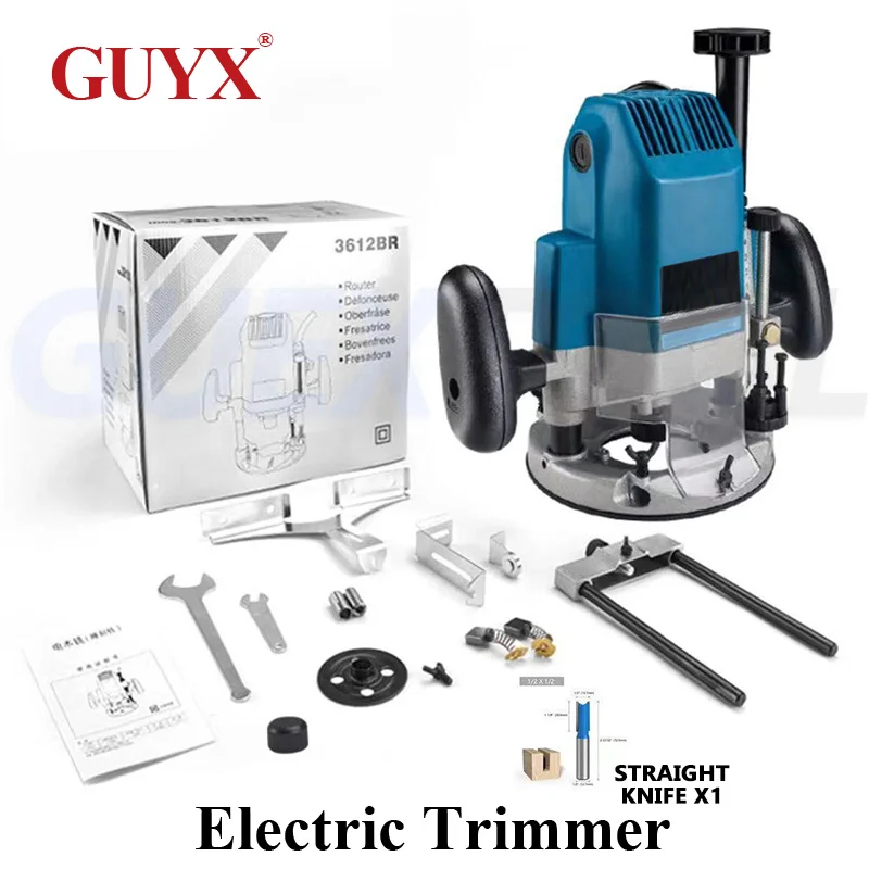 1800W/2200W Electric Multi-function Woodworking Carving Machine, Trimming Machine, Slotting Machine, Furniture Processing Tools
1800W/2200W Electric Multi-function Woodworking Carving Machine, Trimming Machine, Slotting Machine, Furniture Processing Tools