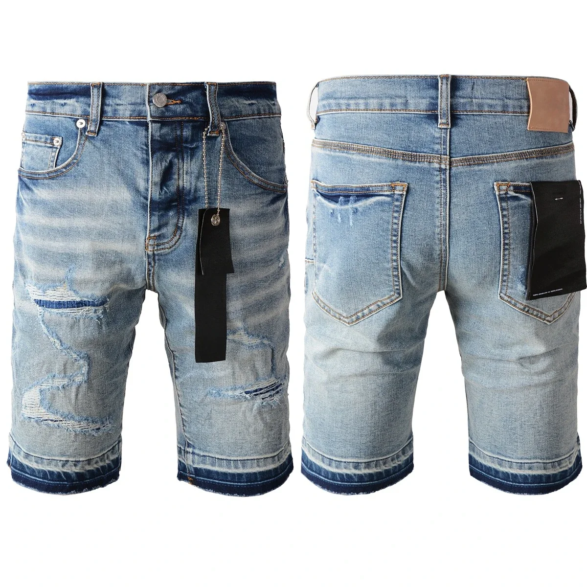 Ripped Washed Blue Denim Shorts Fashionable High Street Style Comfortable Durable Perfect for Summer Casual Wear Trendy Design
Ripped Washed Blue Denim Shorts Fashionable High Street Style Comfortable Durable Perfect for Summer Casual Wear Trendy Design