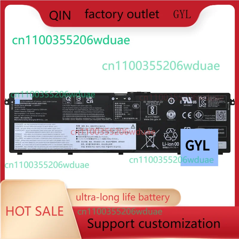 For Lenovo Yoga Pro 9 16IMH9 SB11M63869 SB11M63868 SB11M63875 SB11M63874 SB11M63866 5B11M63867 5B11M63870 Laptop battery
For Lenovo Yoga Pro 9 16IMH9 SB11M63869 SB11M63868 SB11M63875 SB11M63874 SB11M63866 5B11M63867 5B11M63870 Laptop battery