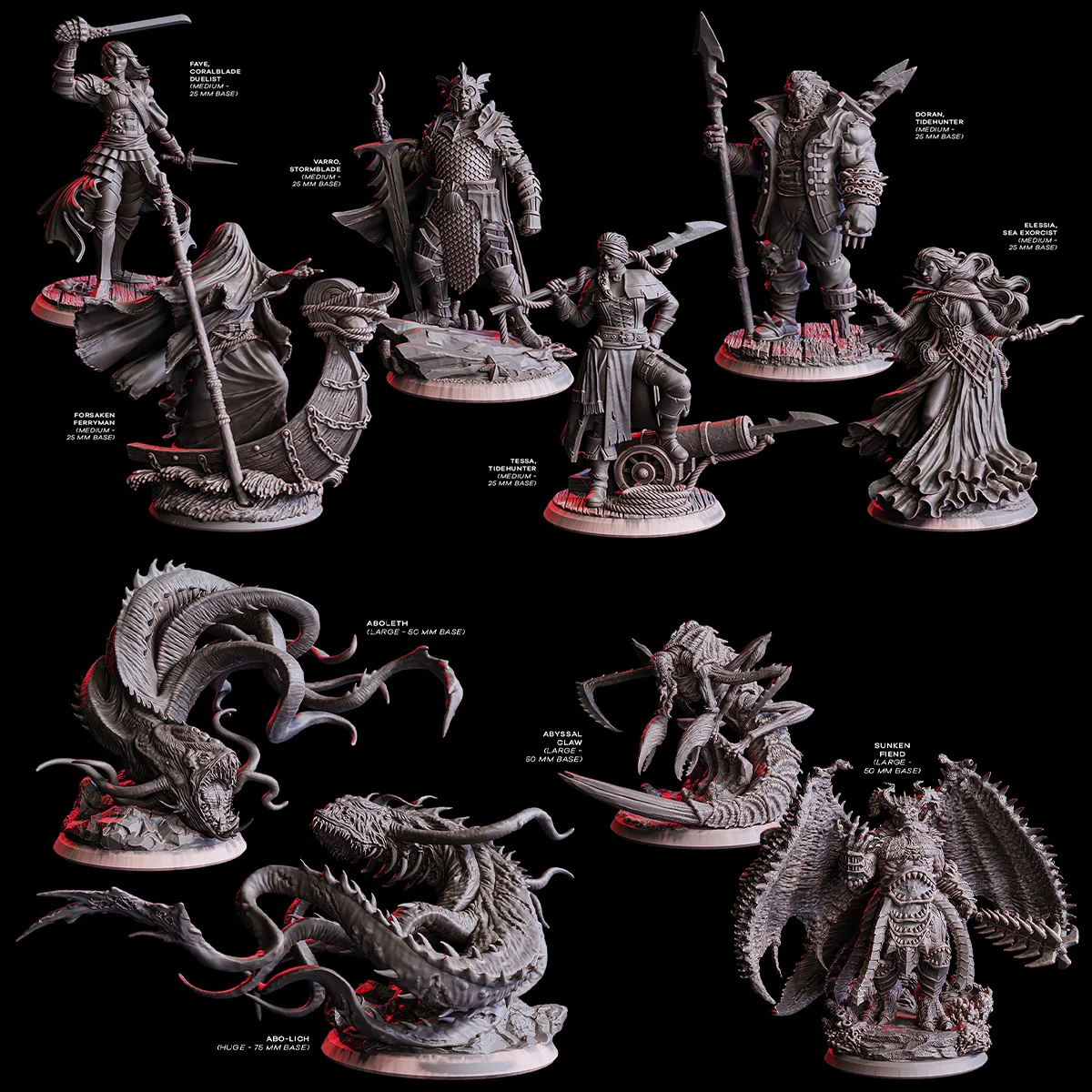 Mini Board DND Game Battle Chess 3D Printing Abyss Demon Sacrifice Human Siren Murlocs Hunters Demon Fish DND Running Group Boar
Mini Board DND Game Battle Chess 3D Printing Abyss Demon Sacrifice Human Siren Murlocs Hunters Demon Fish DND Running Group Boar