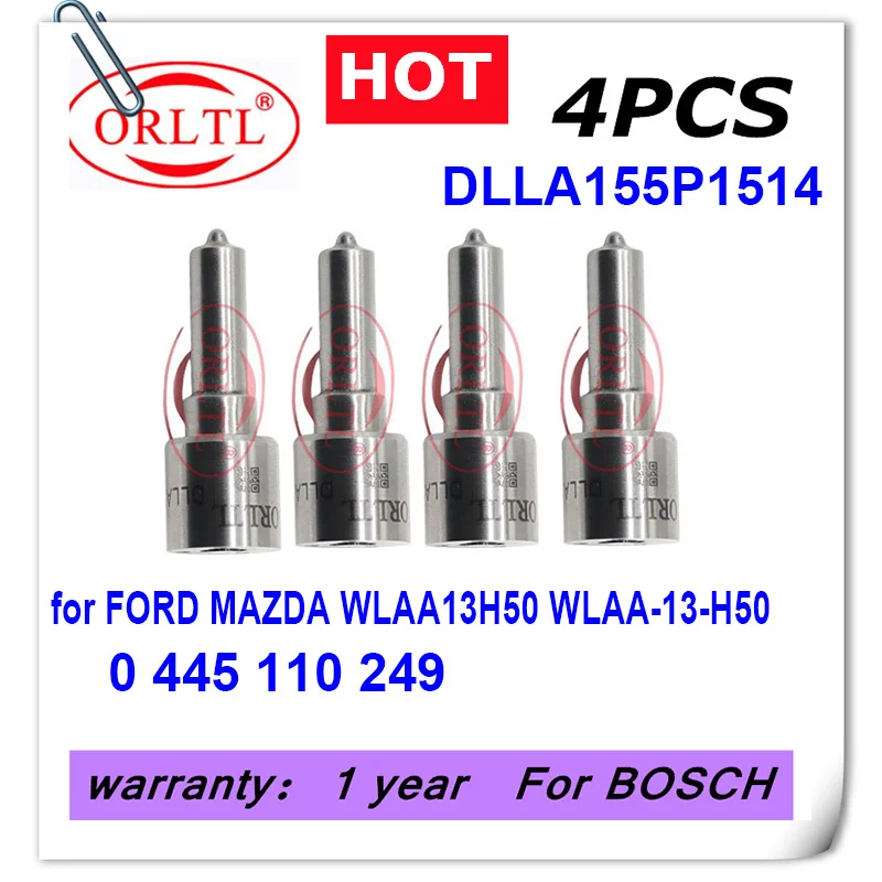 Nozzle DLLA155P1514 (0 433 191 935) For MAZDA BT-50 3.0 0445110249 0 445 110 249 4pcs Injector Spare Parts Nozzle
Nozzle DLLA155P1514 (0 433 191 935) For MAZDA BT-50 3.0 0445110249 0 445 110 249 4pcs Injector Spare Parts Nozzle