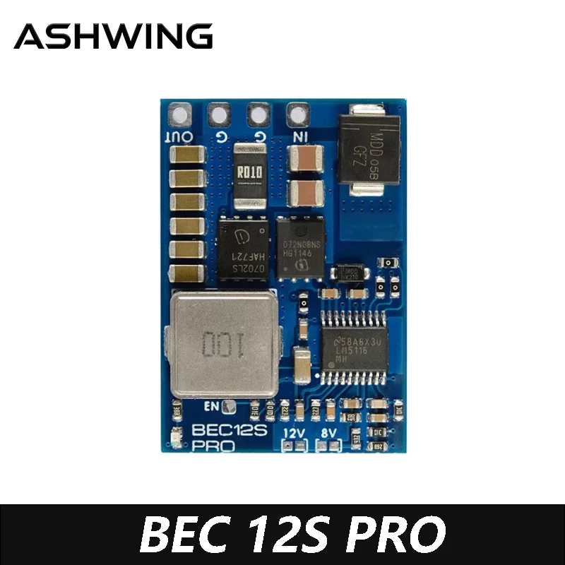 BEC12S PRO 9-55V To 5V 8V 12V 5A Voltage Regulator With Overcurrent Protection Power Supply Module For FPV Drones
BEC12S PRO 9-55V To 5V 8V 12V 5A Voltage Regulator With Overcurrent Protection Power Supply Module For FPV Drones