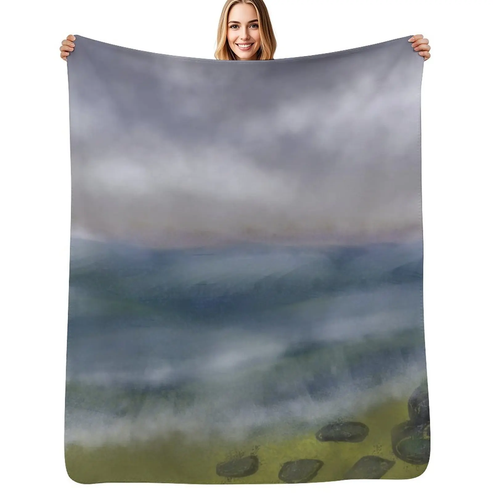 Cloudy cliff seaside Throw Blanket sofa bed Blankets Sofas Of Decoration Plush Blankets
Cloudy cliff seaside Throw Blanket sofa bed Blankets Sofas Of Decoration Plush Blankets