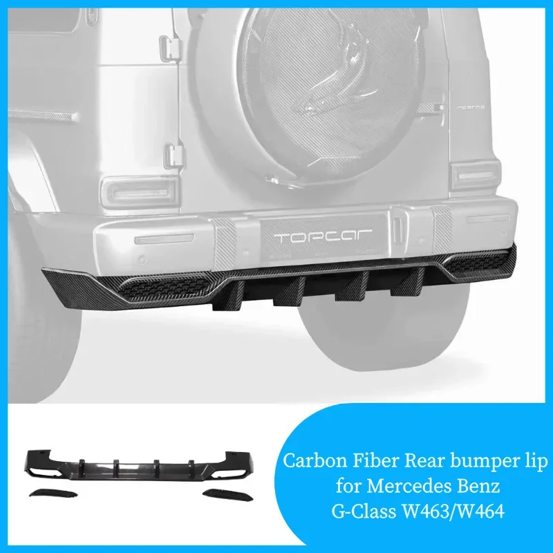 For Mercedes Benz G-Class W464 G63 TOP Genuine Dry Carbon Fiber Rear Lip Bumper Rear Spoiler Rear Diffuser Car Accessories
For Mercedes Benz G-Class W464 G63 TOP Genuine Dry Carbon Fiber Rear Lip Bumper Rear Spoiler Rear Diffuser Car Accessories