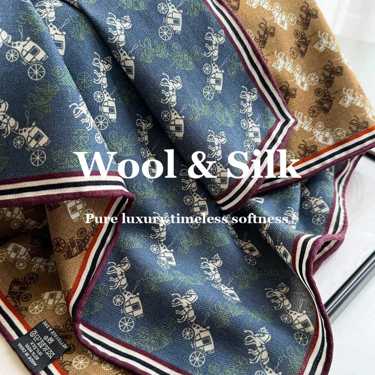 82% Wool 18% Real Silk Scarf Women Luxury High Quality Bandana Square Hijab Poncho Scarves Pashmina Flight Attendant Decoration
82% Wool 18% Real Silk Scarf Women Luxury High Quality Bandana Square Hijab Poncho Scarves Pashmina Flight Attendant Decoration