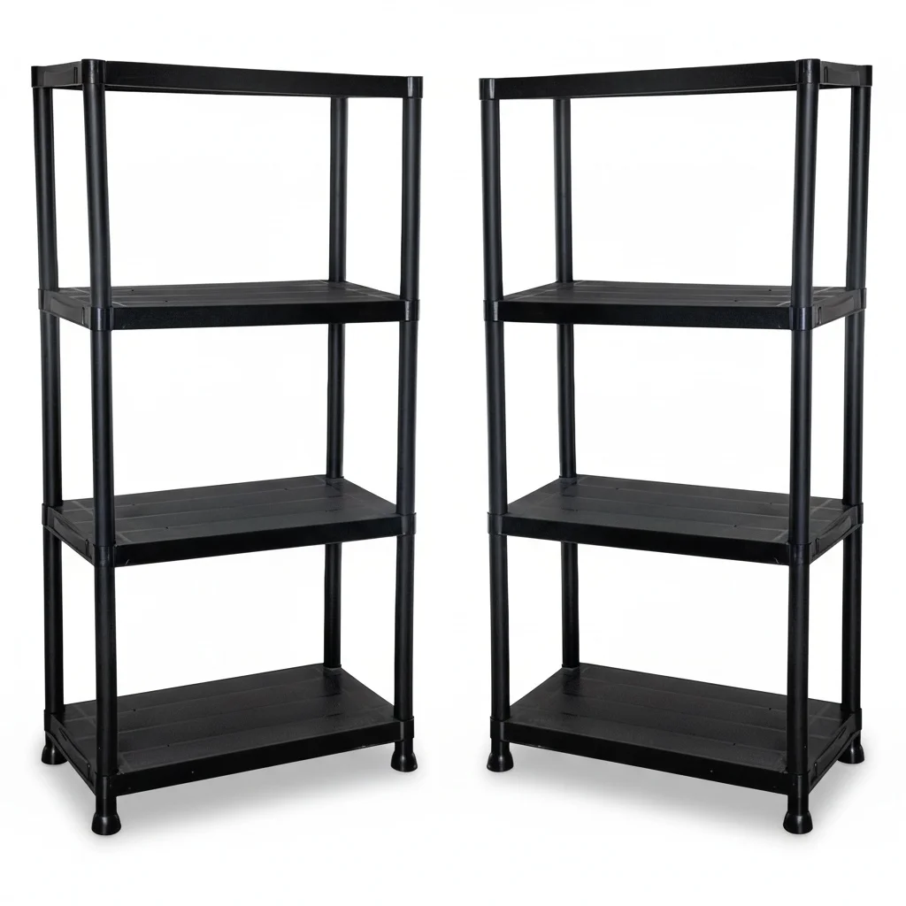 5-Tier Plastic Shelving, 72 inch Height Plastic Storage Shelves, 5-Shelf Unit Rack, Heavy Duty Storage Rack for Home Garage
5-Tier Plastic Shelving, 72 inch Height Plastic Storage Shelves, 5-Shelf Unit Rack, Heavy Duty Storage Rack for Home Garage