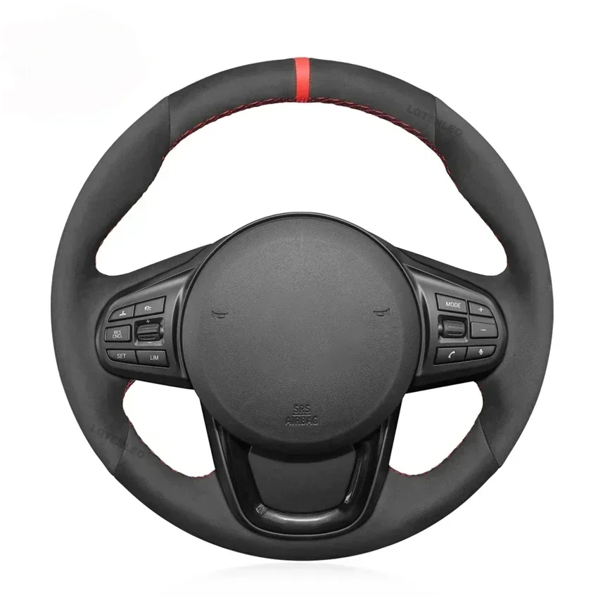 Black Artificial Suede Hand-stitched Car Steering Wheel Cover For Toyota Supra GR Supra 2019 2020 2021 2022 2023
Black Artificial Suede Hand-stitched Car Steering Wheel Cover For Toyota Supra GR Supra 2019 2020 2021 2022 2023