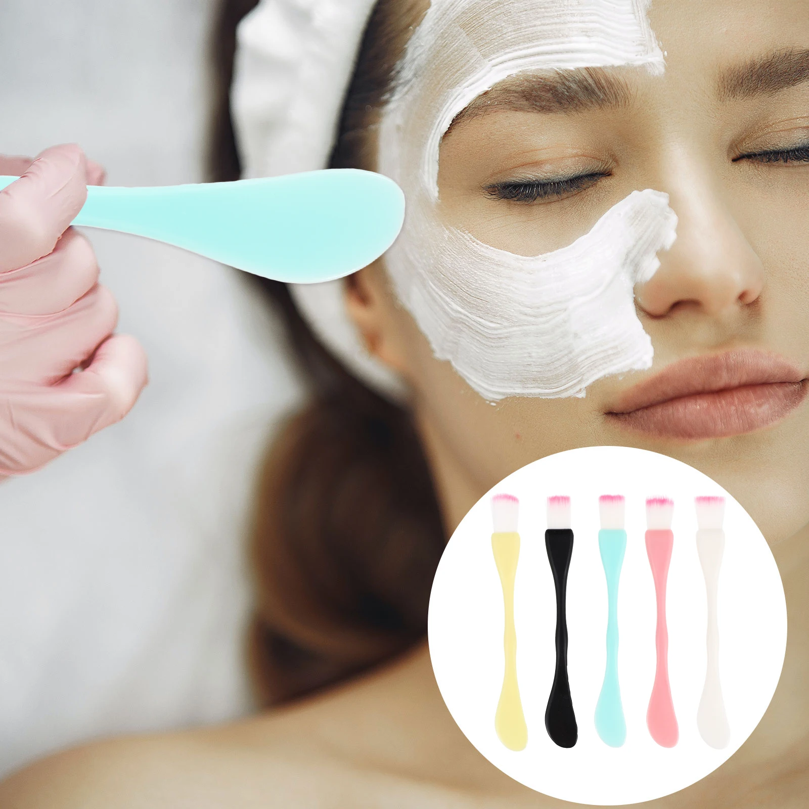 15 Pcs Mask Brush DIY Stirring Stick Double Head Plastic Cleansing Brushes Portable Reusable Makeup Tools
15 Pcs Mask Brush DIY Stirring Stick Double Head Plastic Cleansing Brushes Portable Reusable Makeup Tools