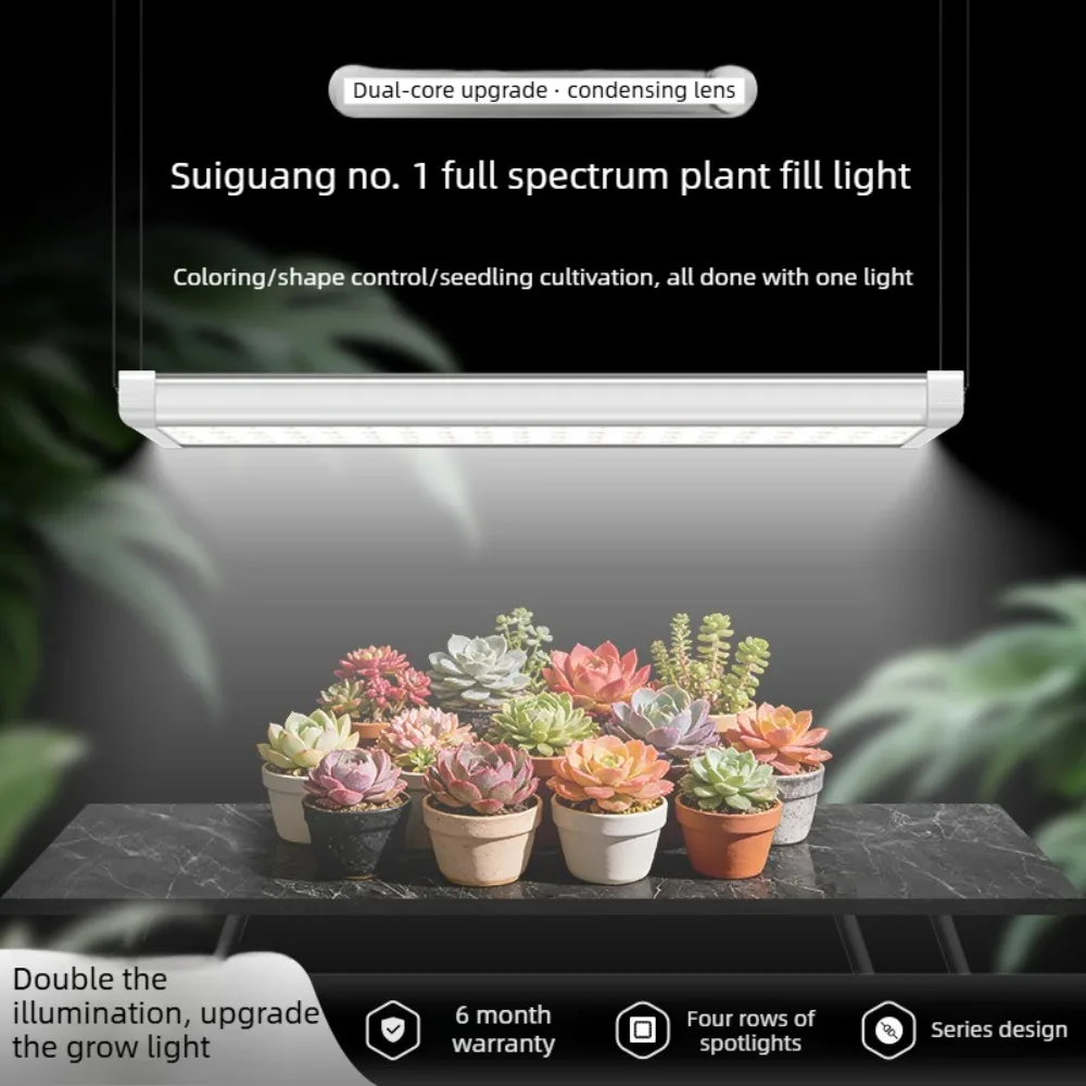 Grow Light with White Red LEDs, 24 inch Plant Lamp With Group Connect for Seedings Succulents Small Plants ,LED Grow Light Strip
Grow Light with White Red LEDs, 24 inch Plant Lamp With Group Connect for Seedings Succulents Small Plants ,LED Grow Light Strip