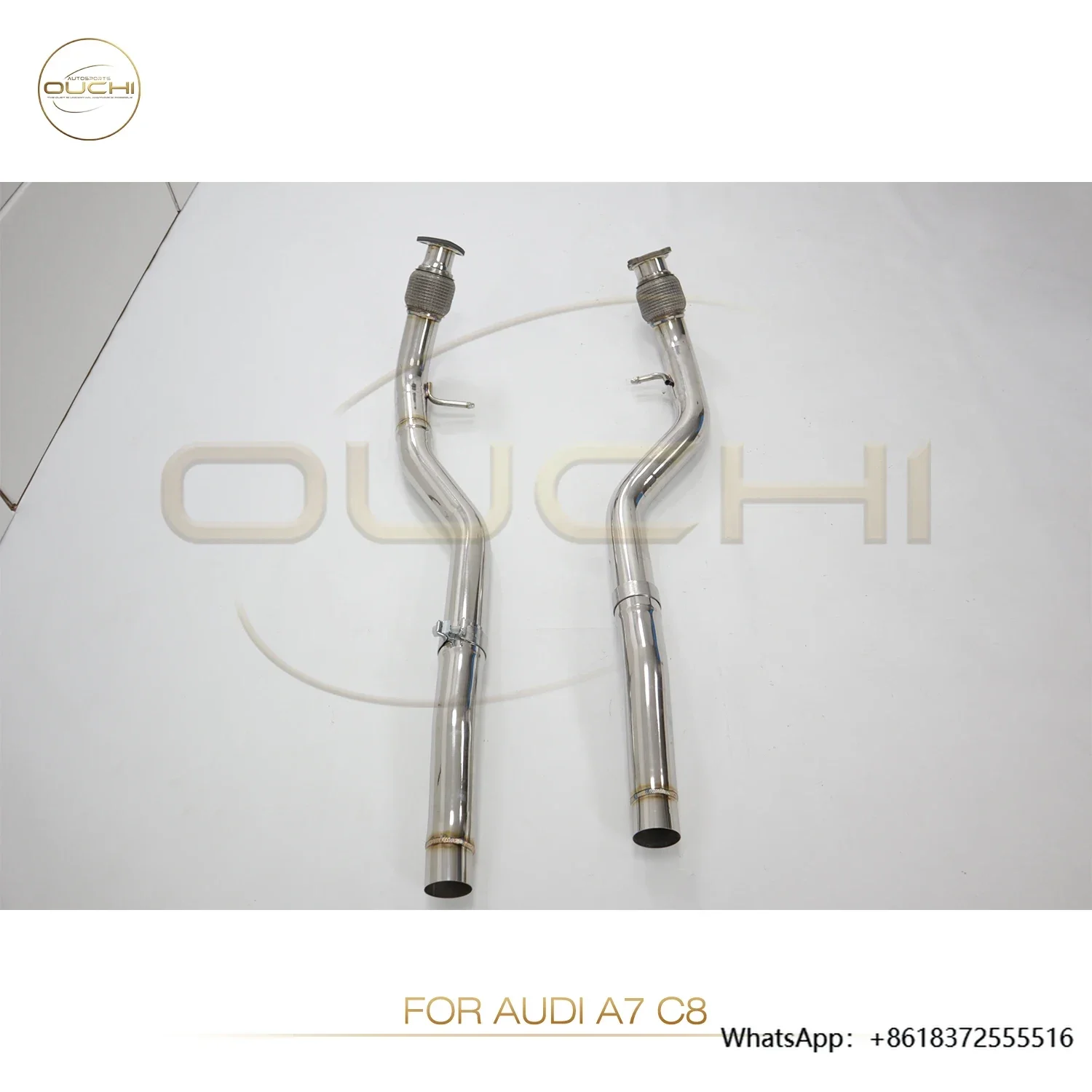 X Ouchi Exhaust Stainless Steel Resonance Tube For A6 A7 3.0T Front Pipe Car Parts
X Ouchi Exhaust Stainless Steel Resonance Tube For A6 A7 3.0T Front Pipe Car Parts