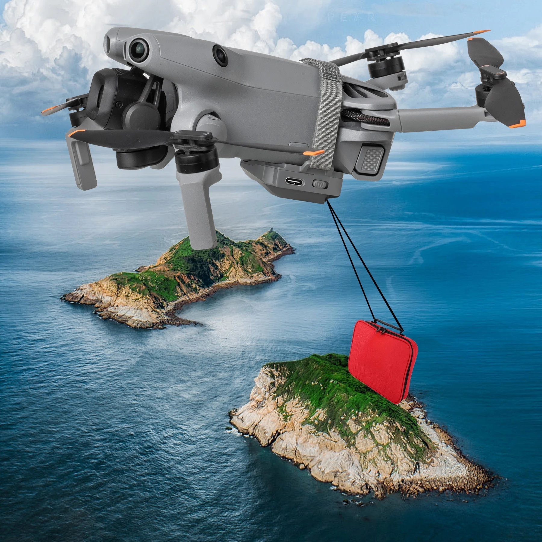 Рекламный дроппер-диспенсер для DJI Mini 5/4 Pro, аксессуары для дроппера, доставка полезной нагрузки с дистанционным управлением для рекламы и сброса подарков
Рекламный дроппер-диспенсер для DJI Mini 5/4 Pro, аксессуары для дроппера, доставка полезной нагрузки с дистанционным управлением для рекламы и сброса подарков