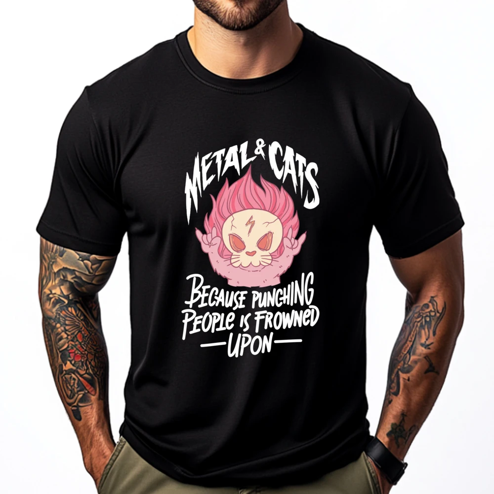 Cats Grpahic Tee Natural Funny Shirt Valentine's Day Gift T-Shirts Men New Fashion Music T-shirt
Cats Grpahic Tee Natural Funny Shirt Valentine's Day Gift T-Shirts Men New Fashion Music T-shirt