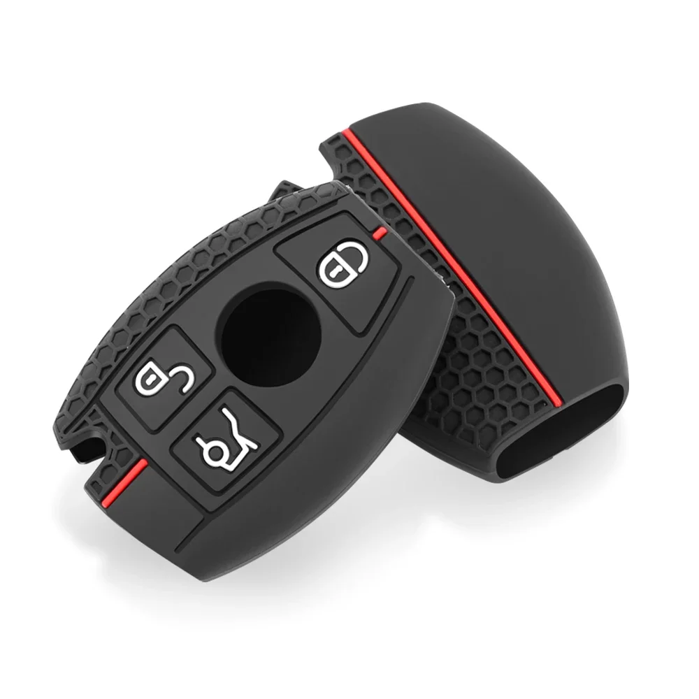 Silicone Car Remote Key Case Cover Shell Fob For Mercedes Benz A C E S G Class GLA CLA GLK GLC CLS W204 W463 W176 W251 W205 AMG
Silicone Car Remote Key Case Cover Shell Fob For Mercedes Benz A C E S G Class GLA CLA GLK GLC CLS W204 W463 W176 W251 W205 AMG