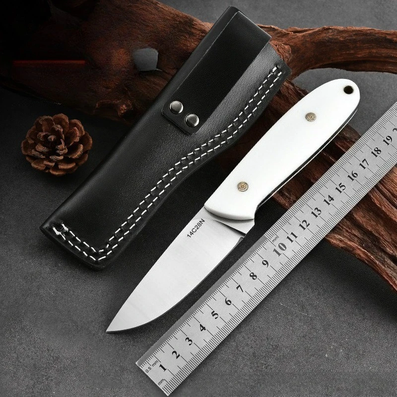 Карманный нож с фиксированным лезвием, открытый кемпинг, выживания, тактический охотничий нож 14C28N, портативные универсальные ножи для самообороны, инструменты EDC
Карманный нож с фиксированным лезвием, открытый кемпинг, выживания, тактический охотничий нож 14C28N, портативные универсальные ножи для самообороны, инструменты EDC