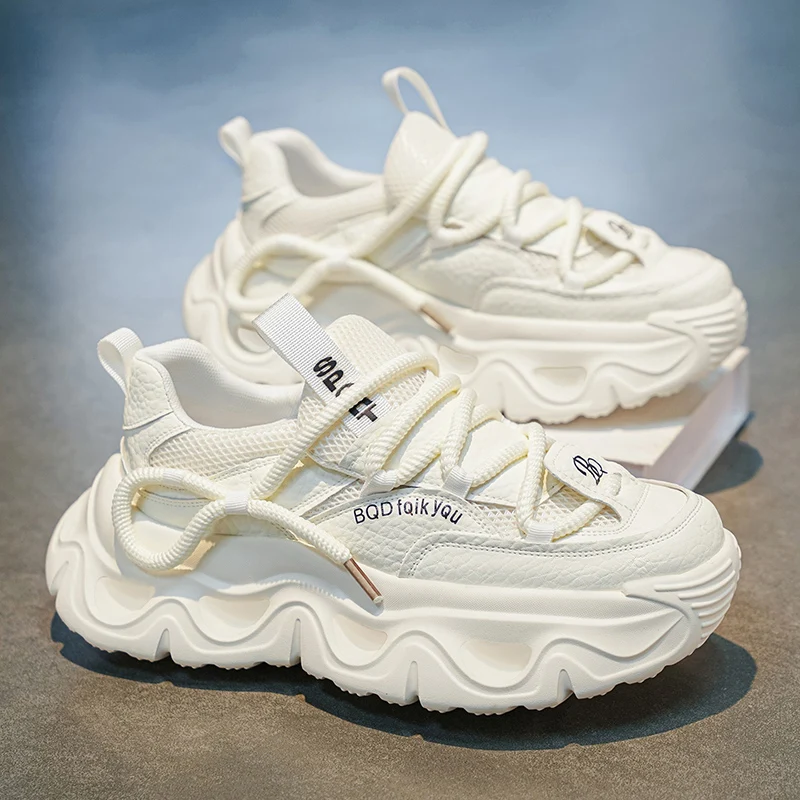 Men's Summer 2026 New Style Thick Bottom Breathable Mesh Casual Sports Shoes Versatile Low Top Running Shoes Fashionable Dad ...
Men's Summer 2026 New Style Thick Bottom Breathable Mesh Casual Sports Shoes Versatile Low Top Running Shoes Fashionable Dad ...