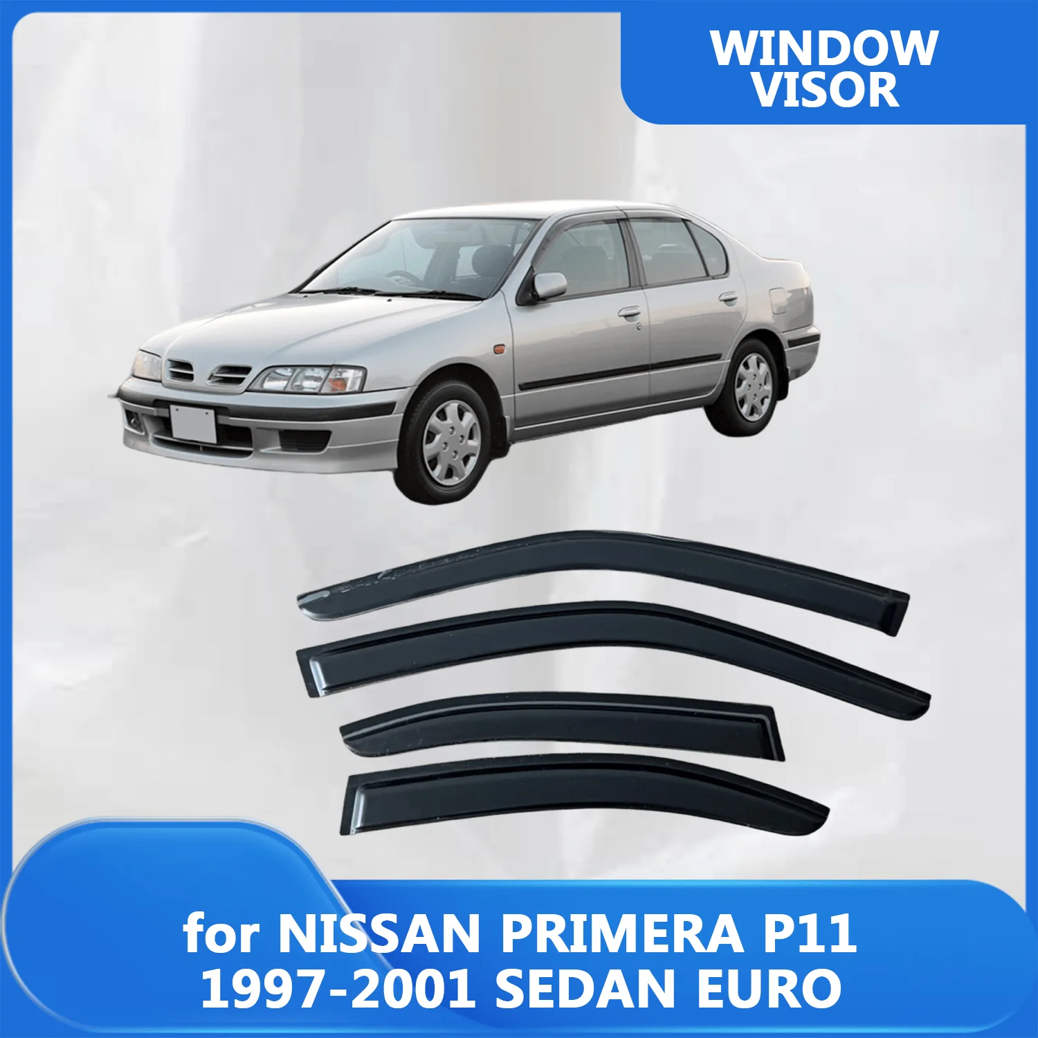 Window Visor for NISSAN PRIMERA P11 1997 1998 1999 2000 2001 SEDAN EURO Wind Deflectors Rain Guards Door Visor Vent Shades Sun
Window Visor for NISSAN PRIMERA P11 1997 1998 1999 2000 2001 SEDAN EURO Wind Deflectors Rain Guards Door Visor Vent Shades Sun