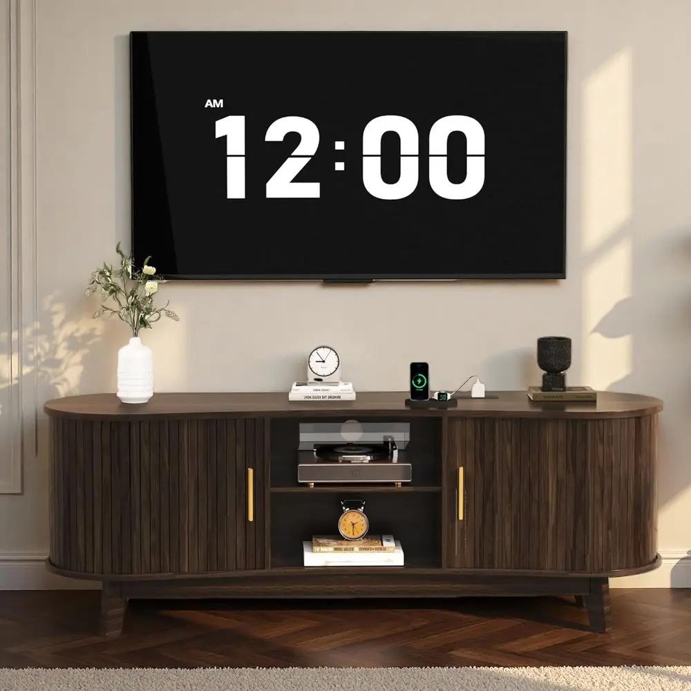 Century ern TV Stand, luted TV Stands with Open Shelves and Sliding Door or 65 Inch TVs, Media Cabinet with Power Outlet, Entert
Century ern TV Stand, luted TV Stands with Open Shelves and Sliding Door or 65 Inch TVs, Media Cabinet with Power Outlet, Entert